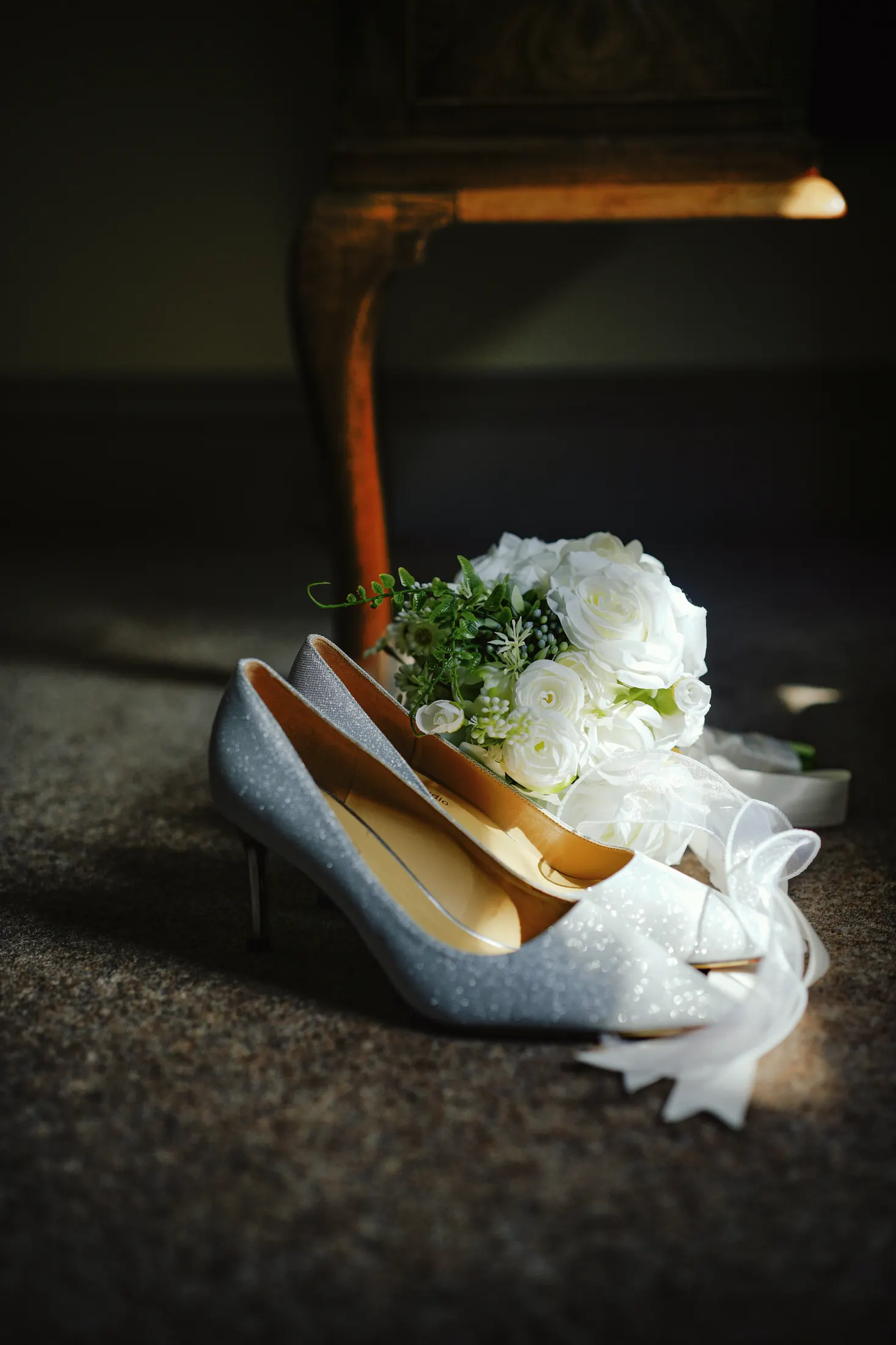 Wedding preparations in England