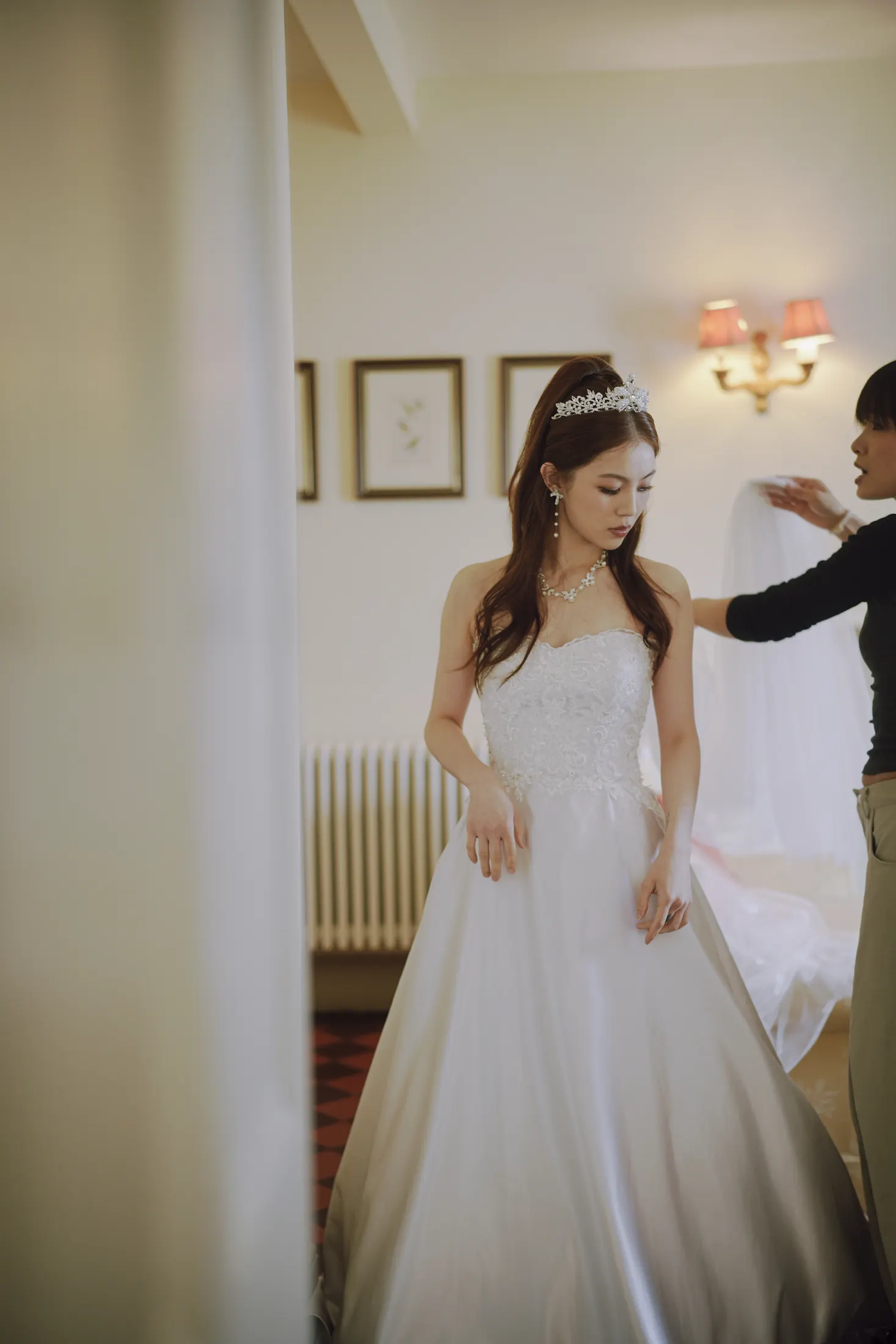 Wedding preparations in England