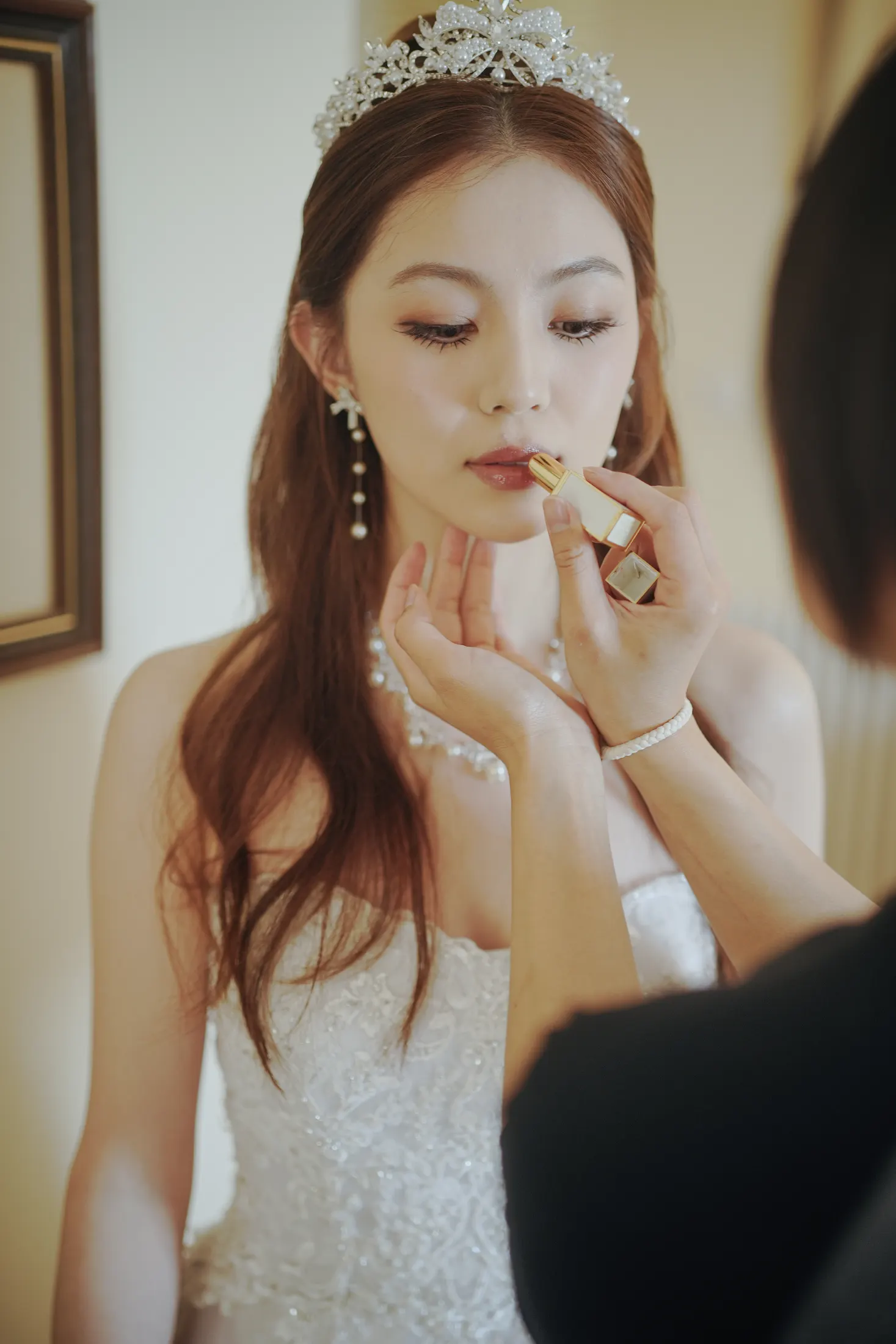 Wedding preparations in England