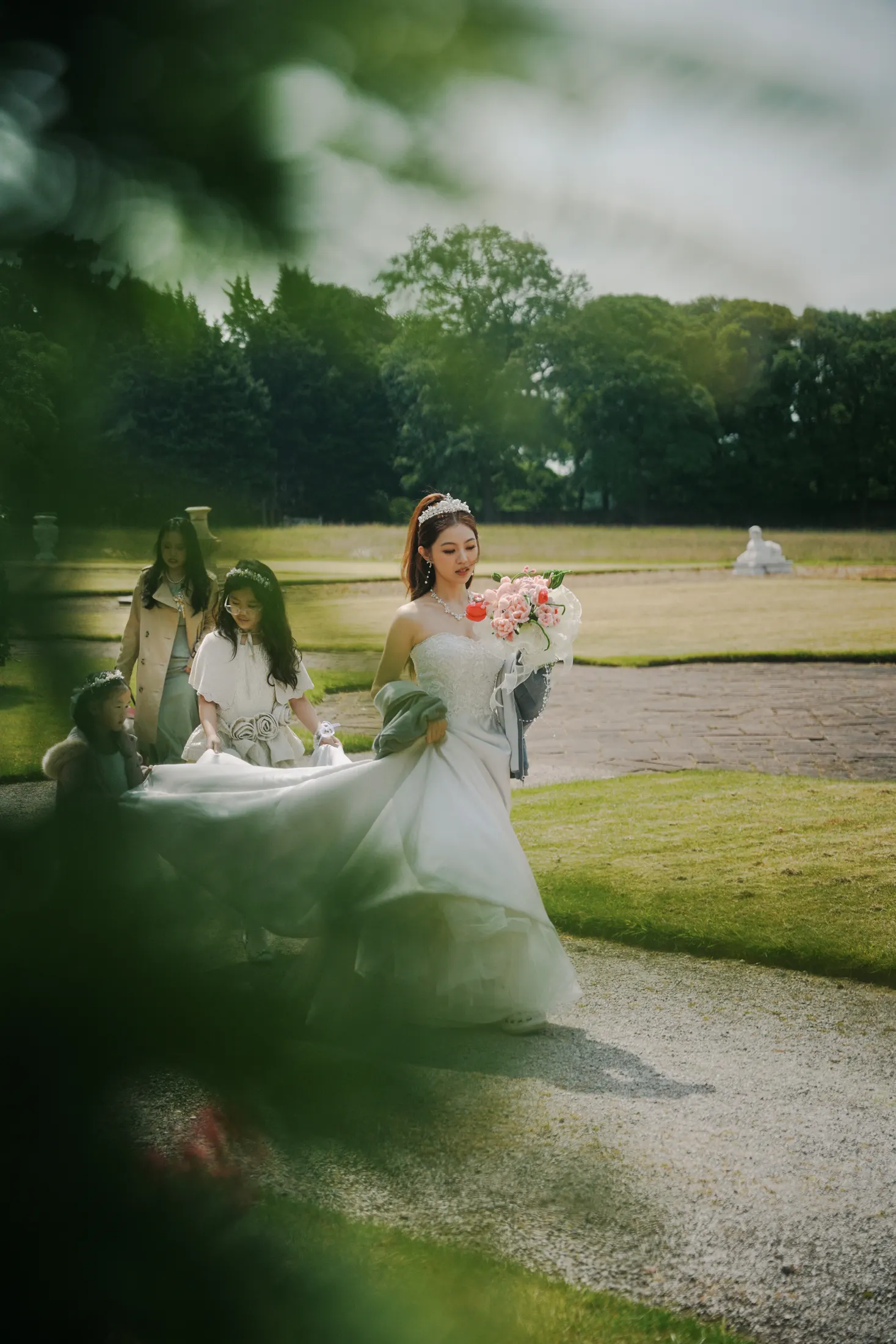 Wedding preparations in England