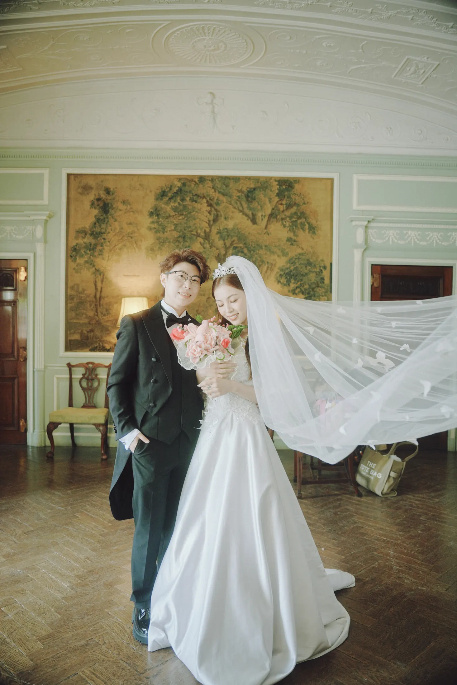 Wedding preparations in England