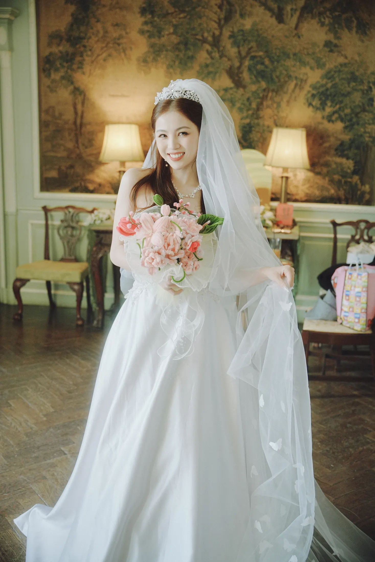 Wedding preparations in England