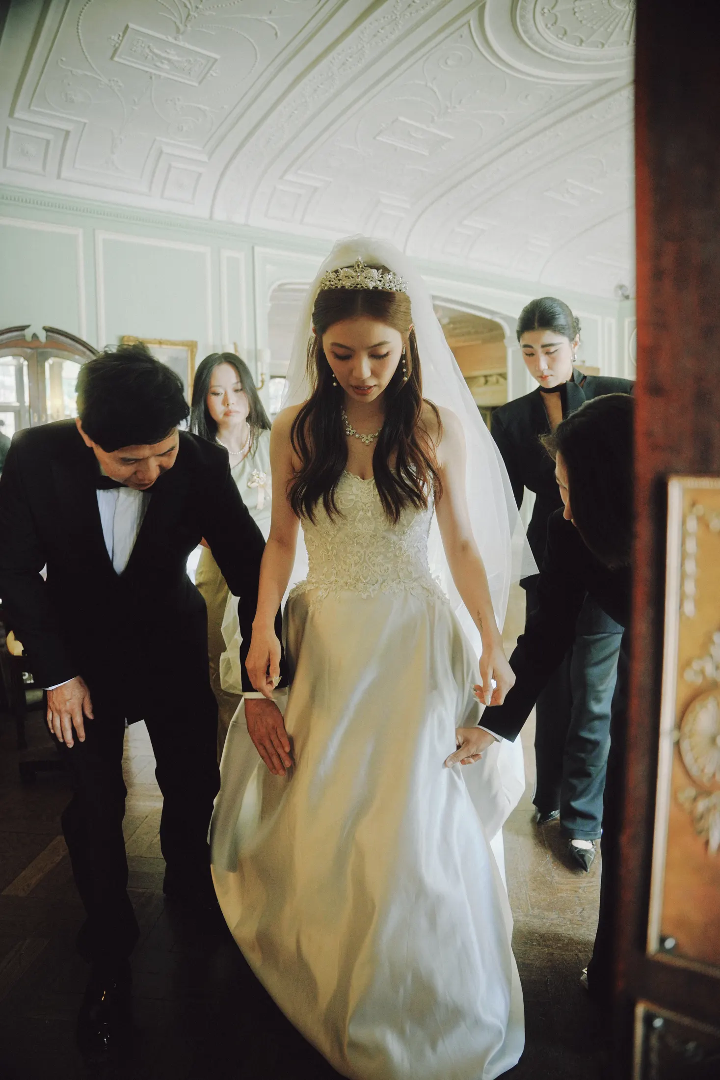Wedding preparations in England