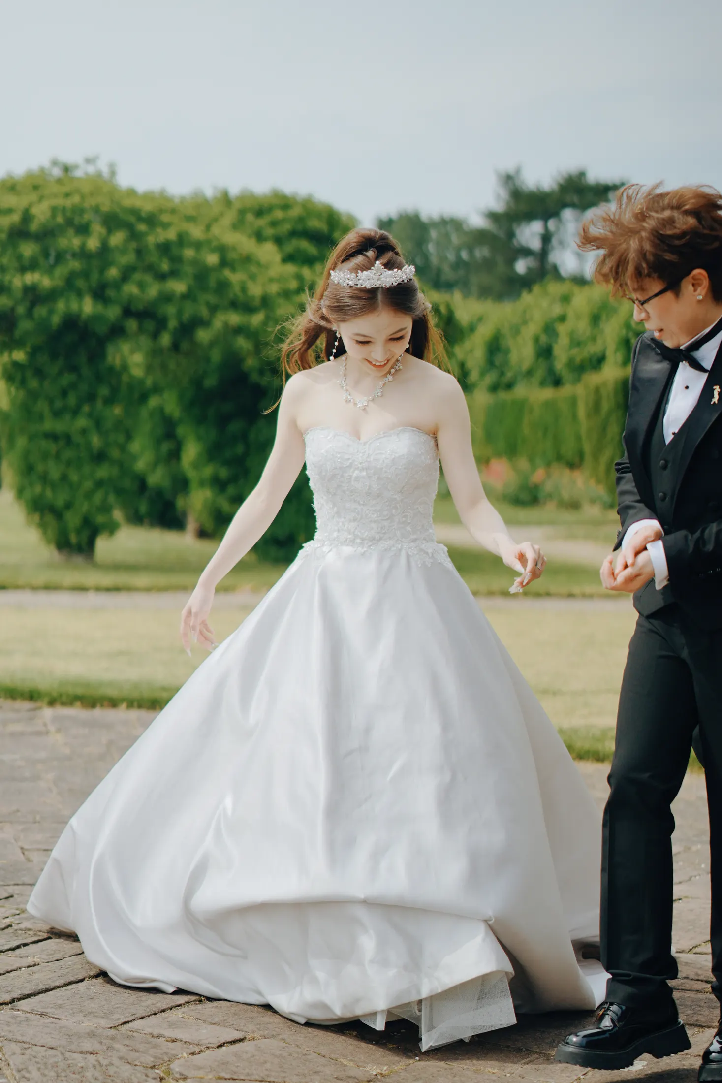 Newlywed portraits in England