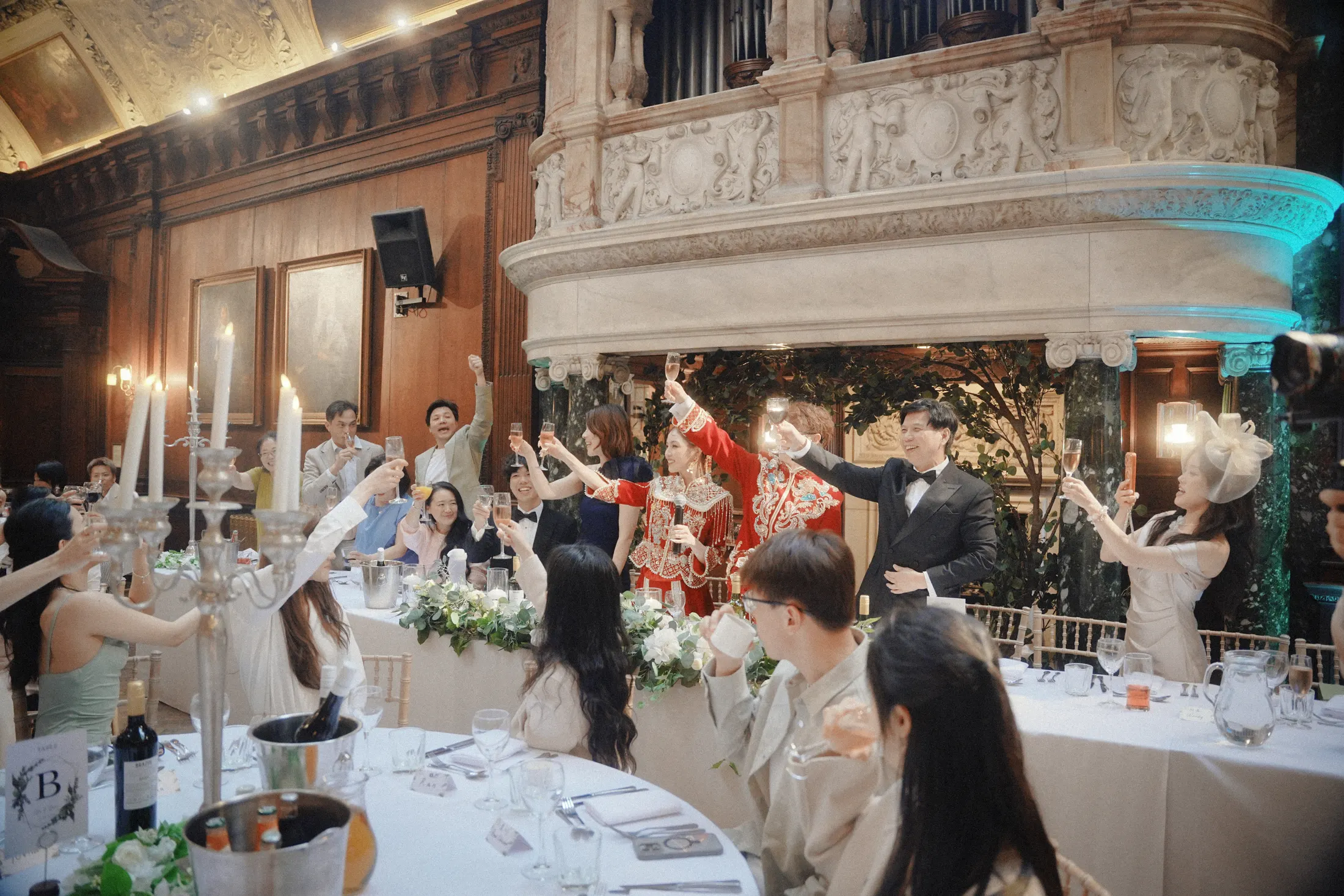 Wedding celebration in England