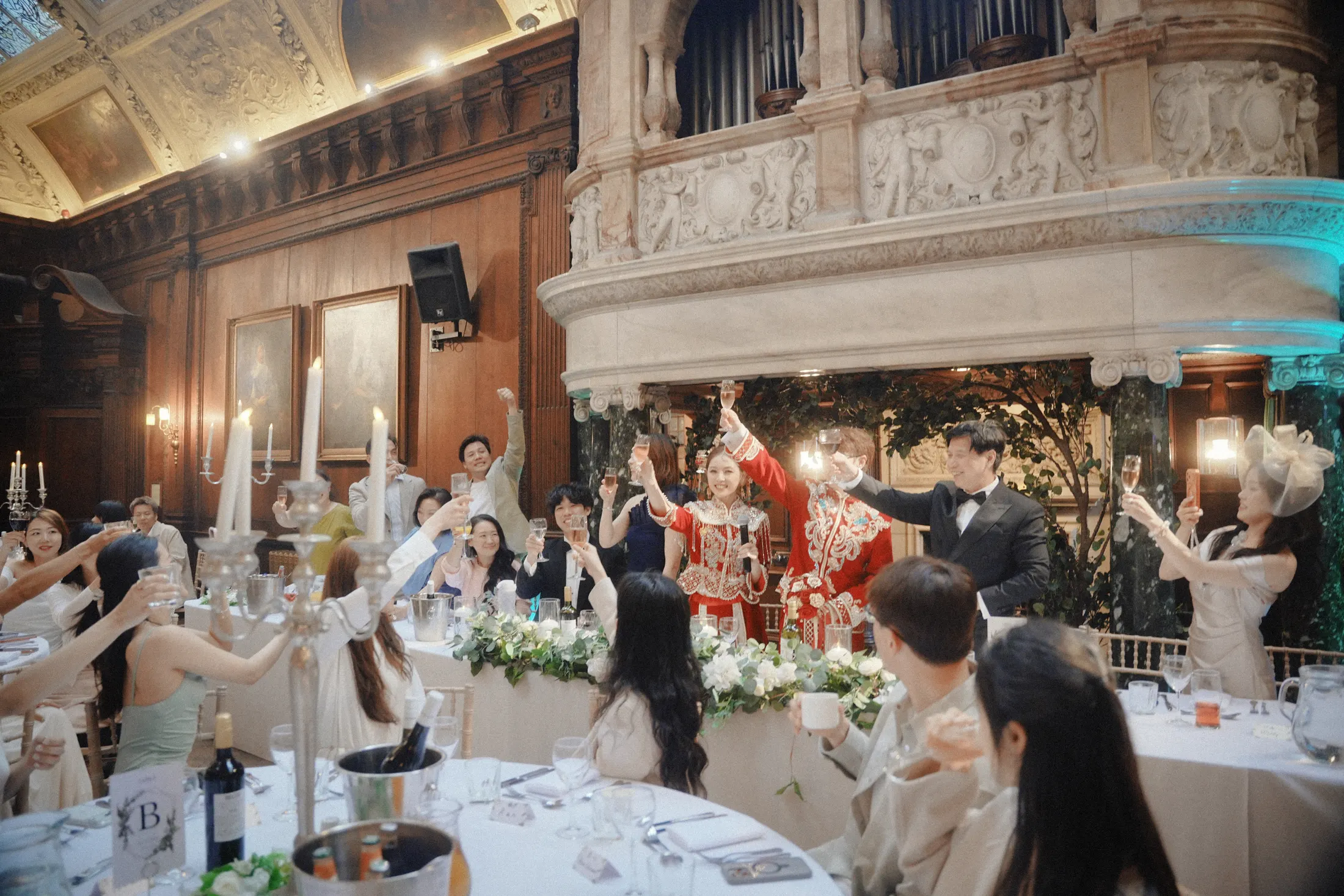 Wedding celebration in England