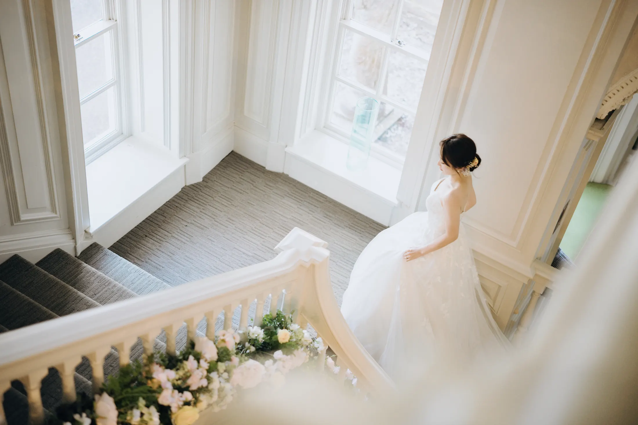 Wedding preparations in Barnatt Hill
