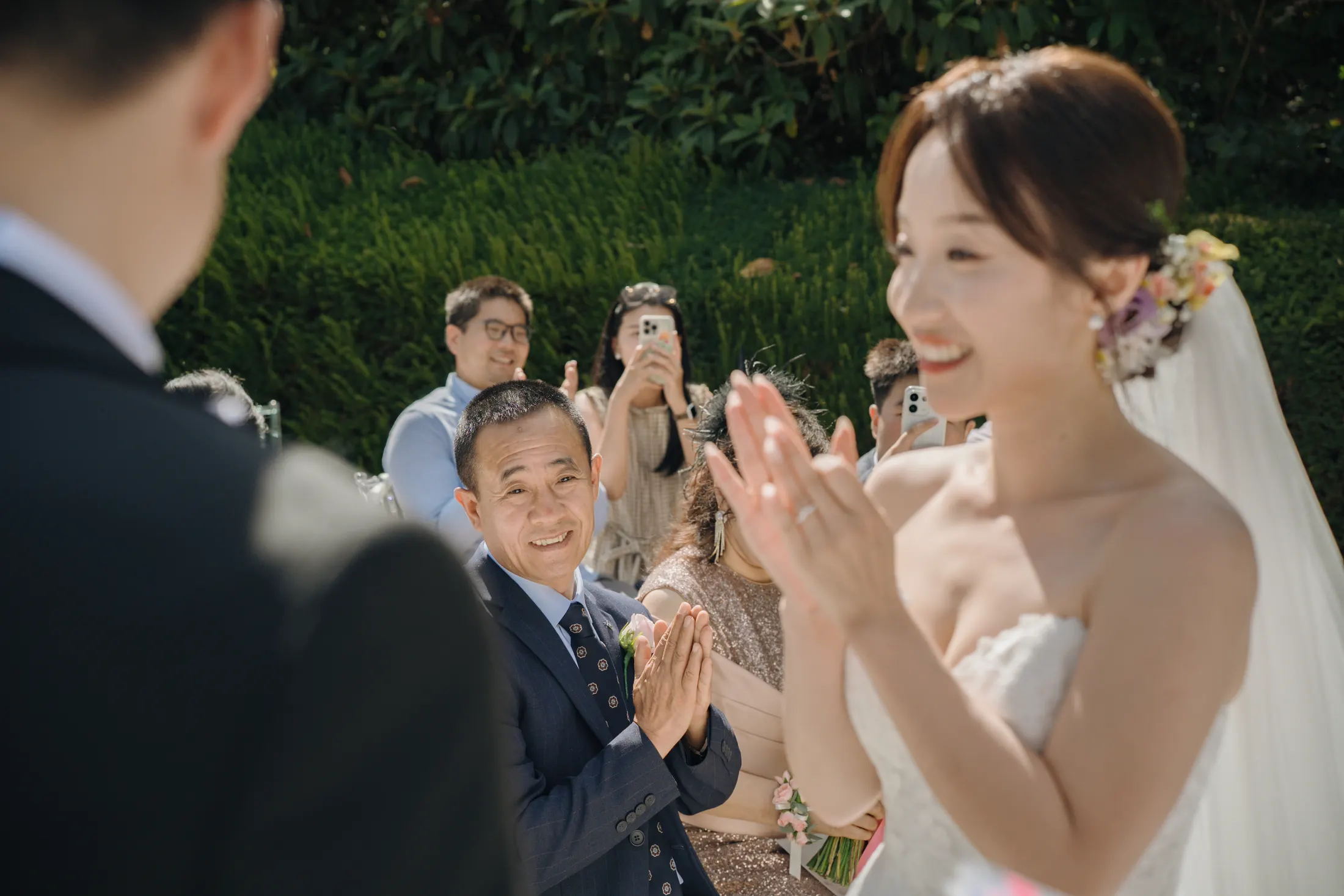 Wedding ceremony in Barnatt Hill