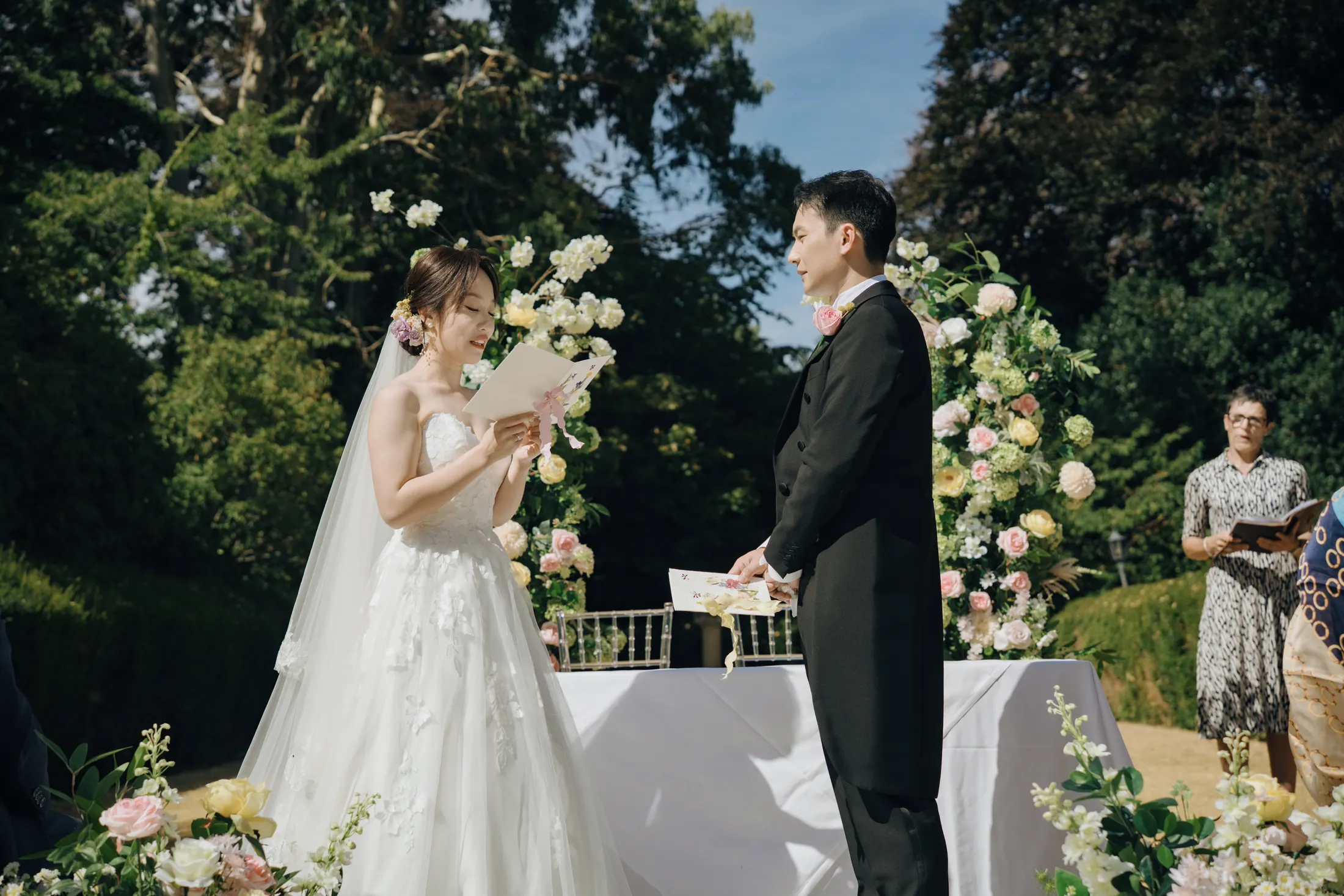 Wedding ceremony in Barnatt Hill