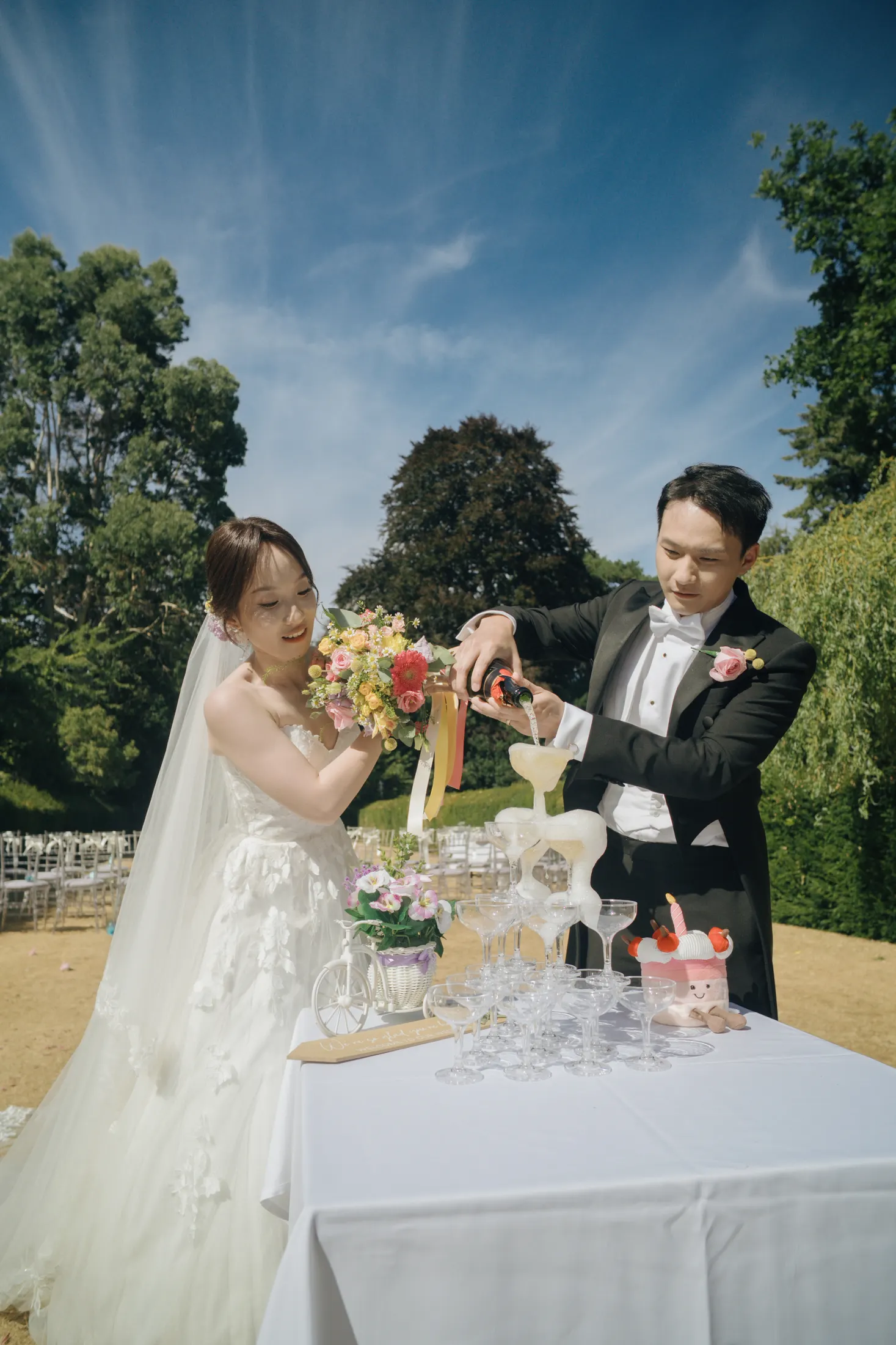 Wedding ceremony in Barnatt Hill