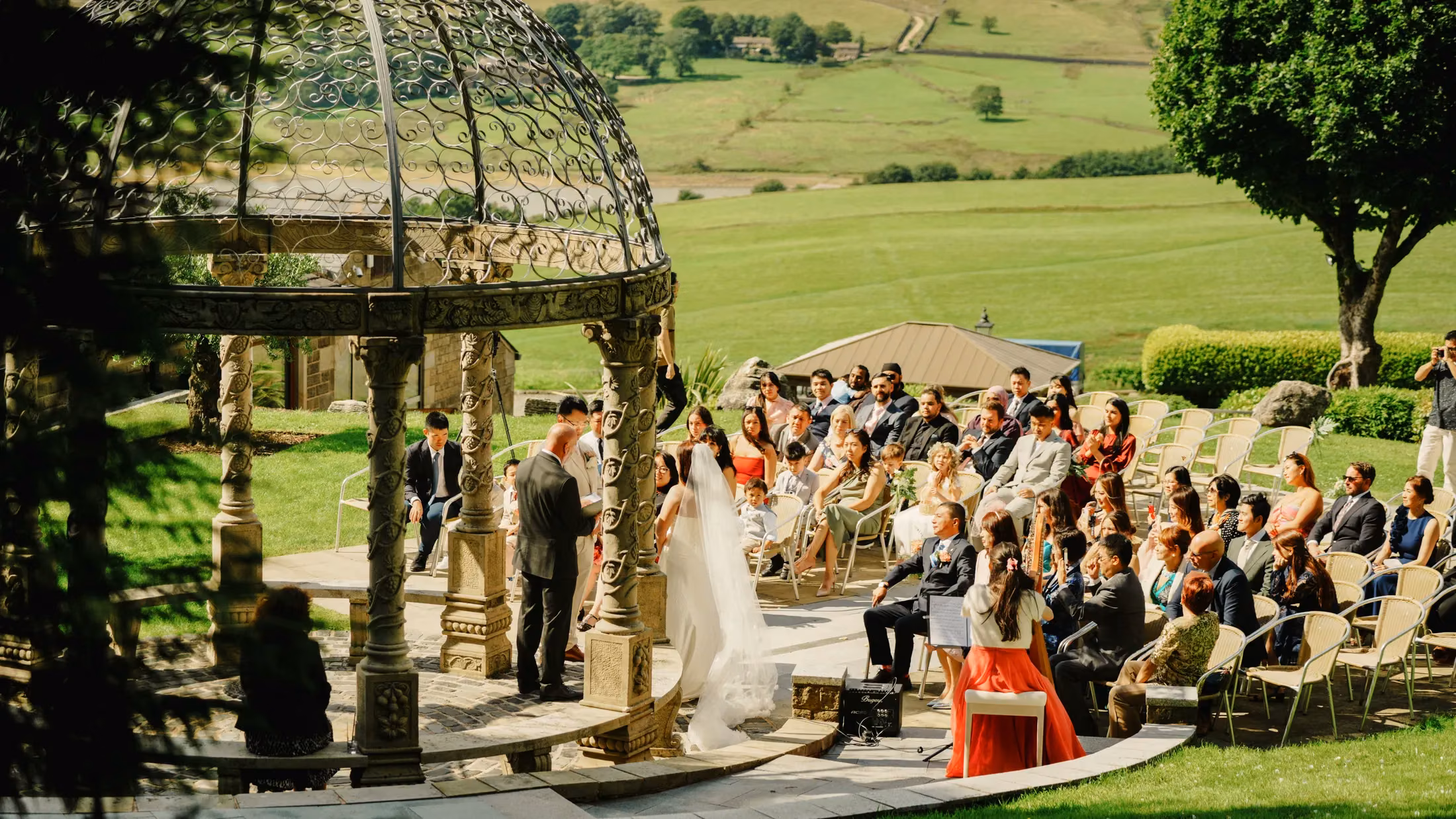 Wedding ceremony in England