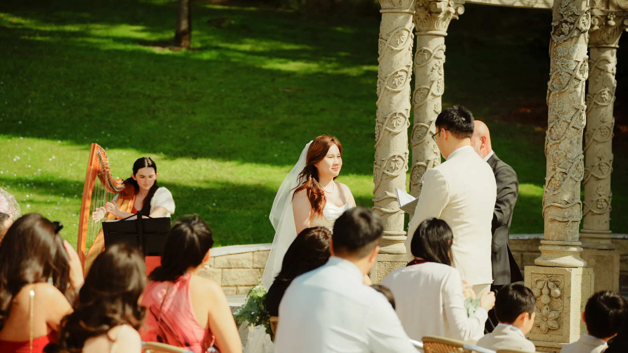 Wedding ceremony in England