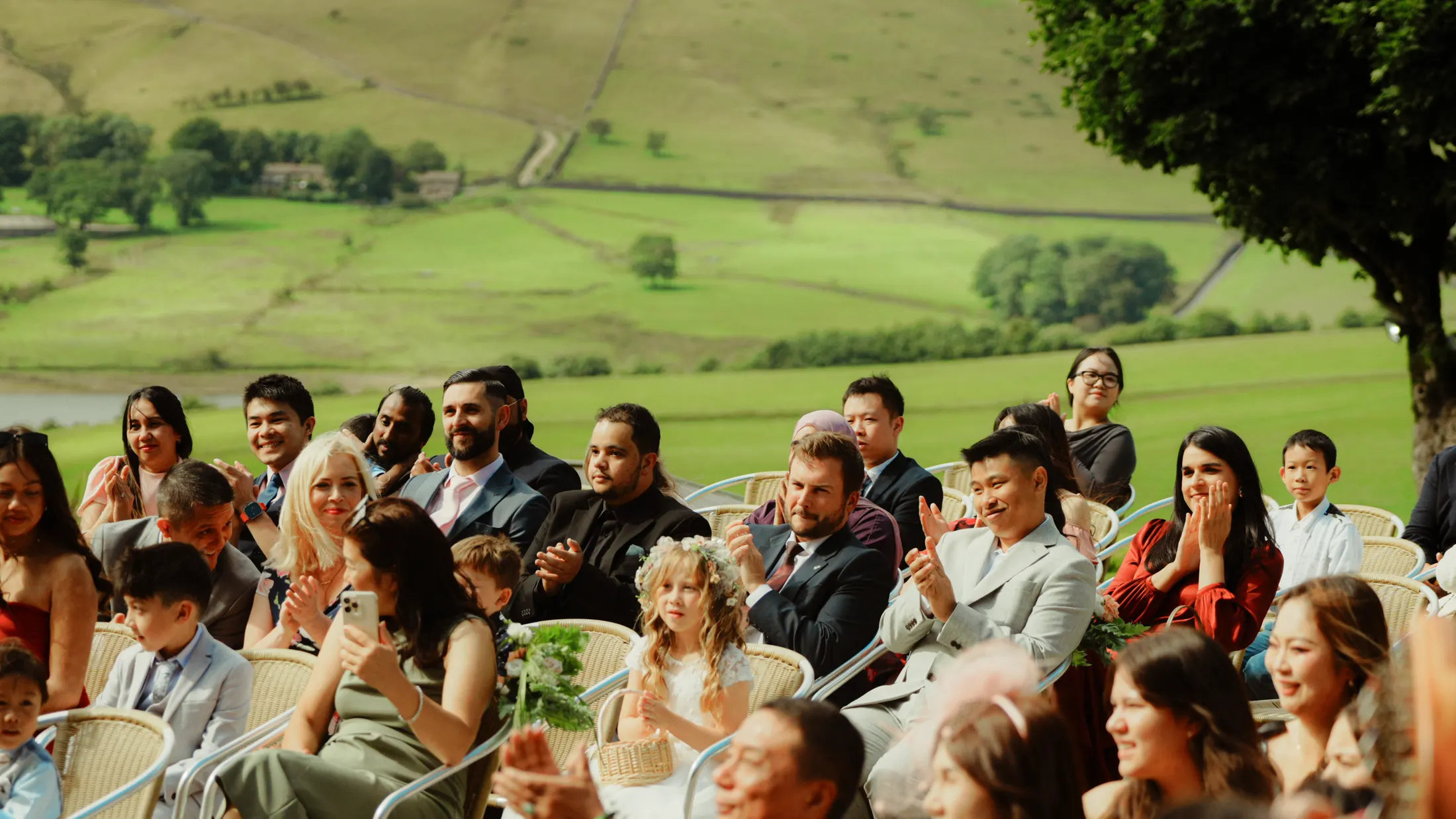 Newlywed portraits in England