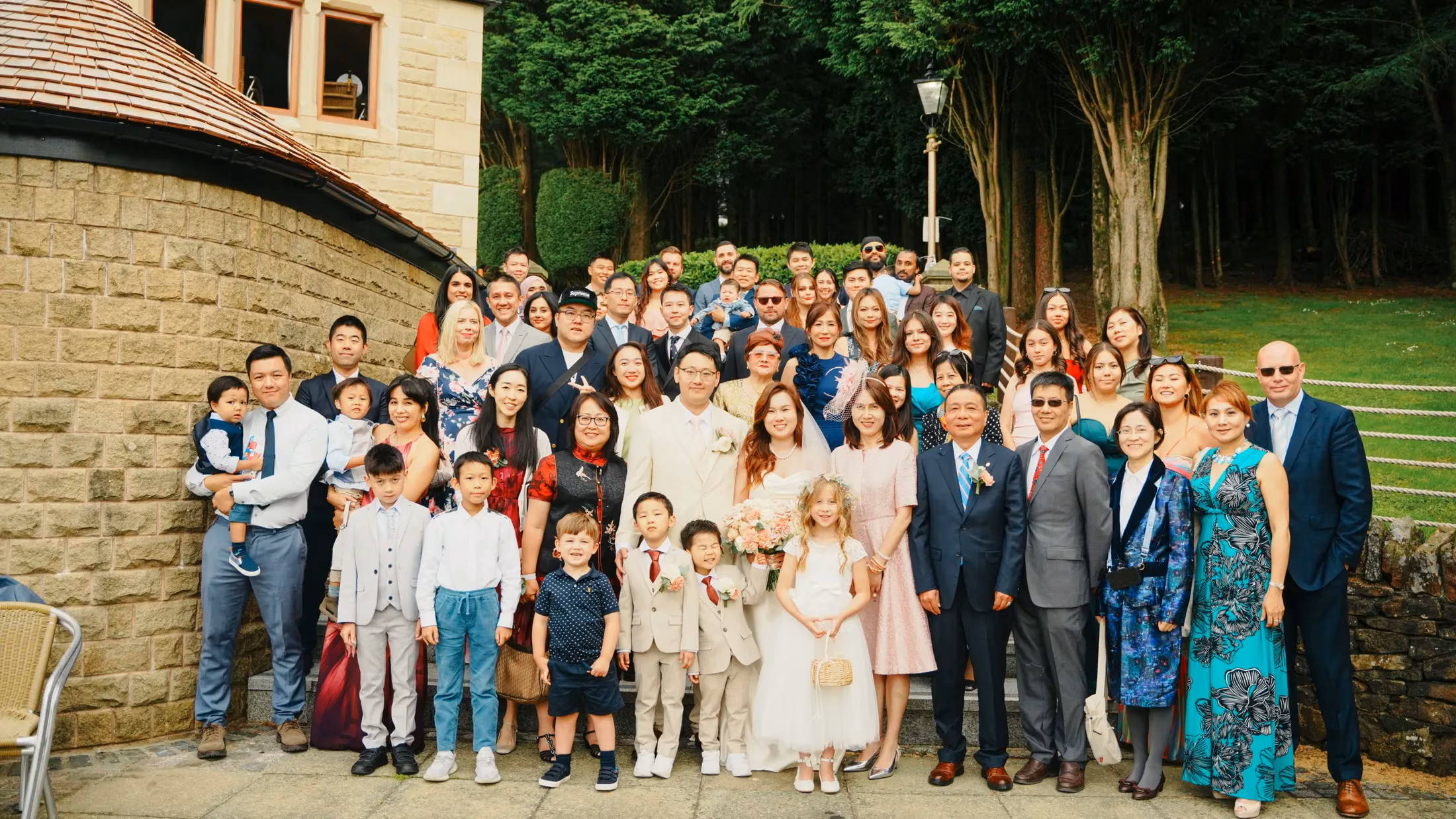Newlywed portraits in England