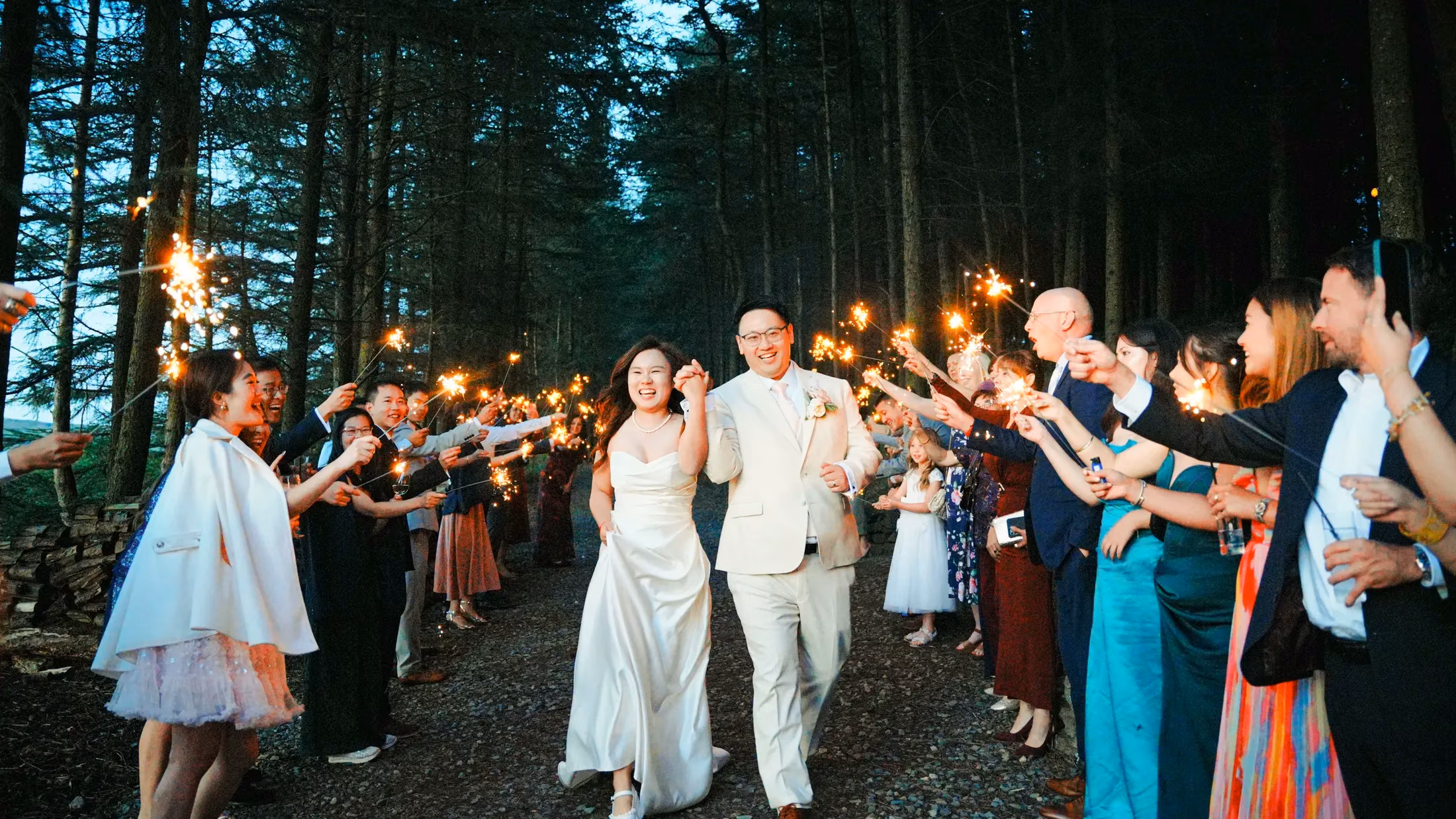 Wedding celebration in England