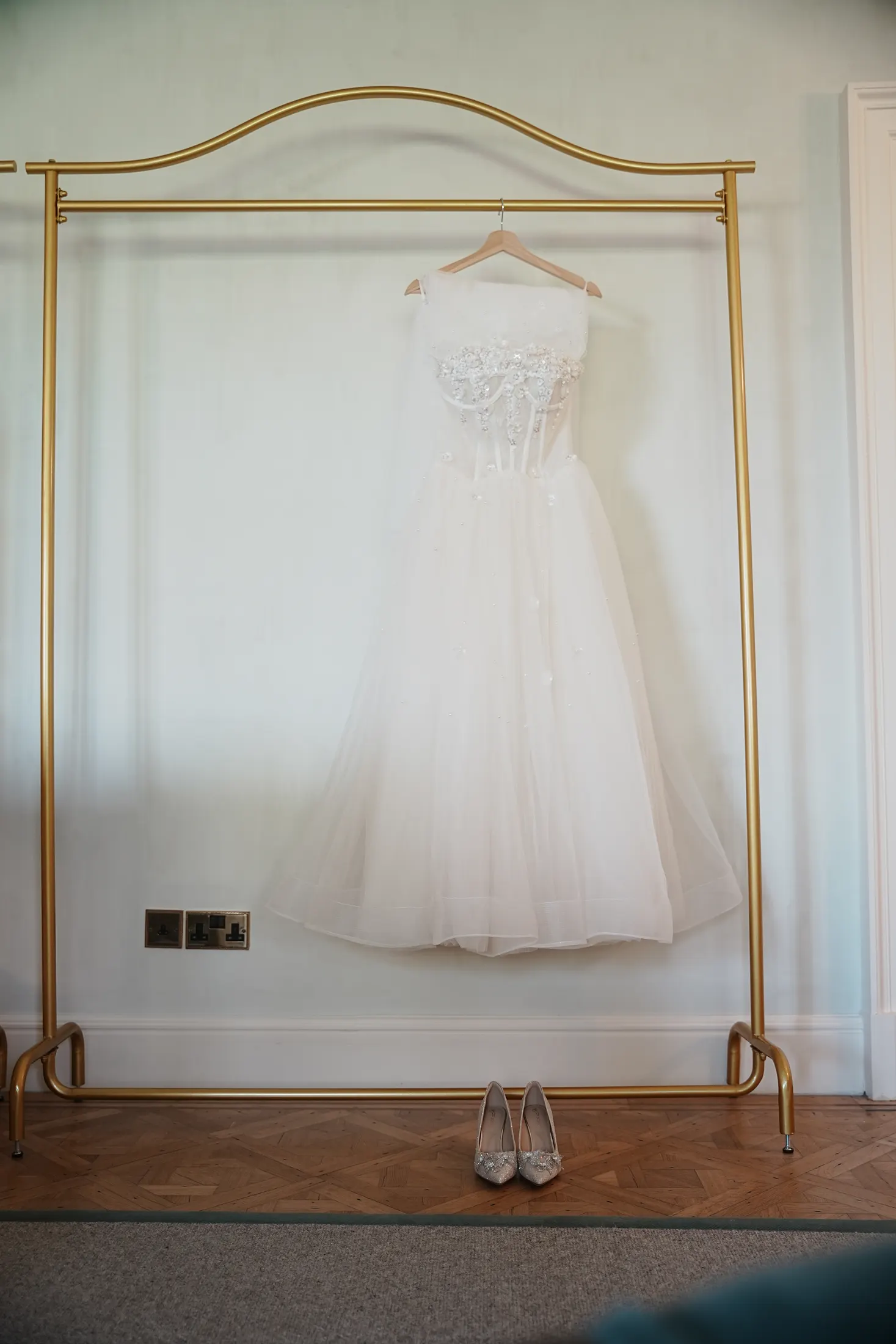 Wedding preparations in Colshaw Hall