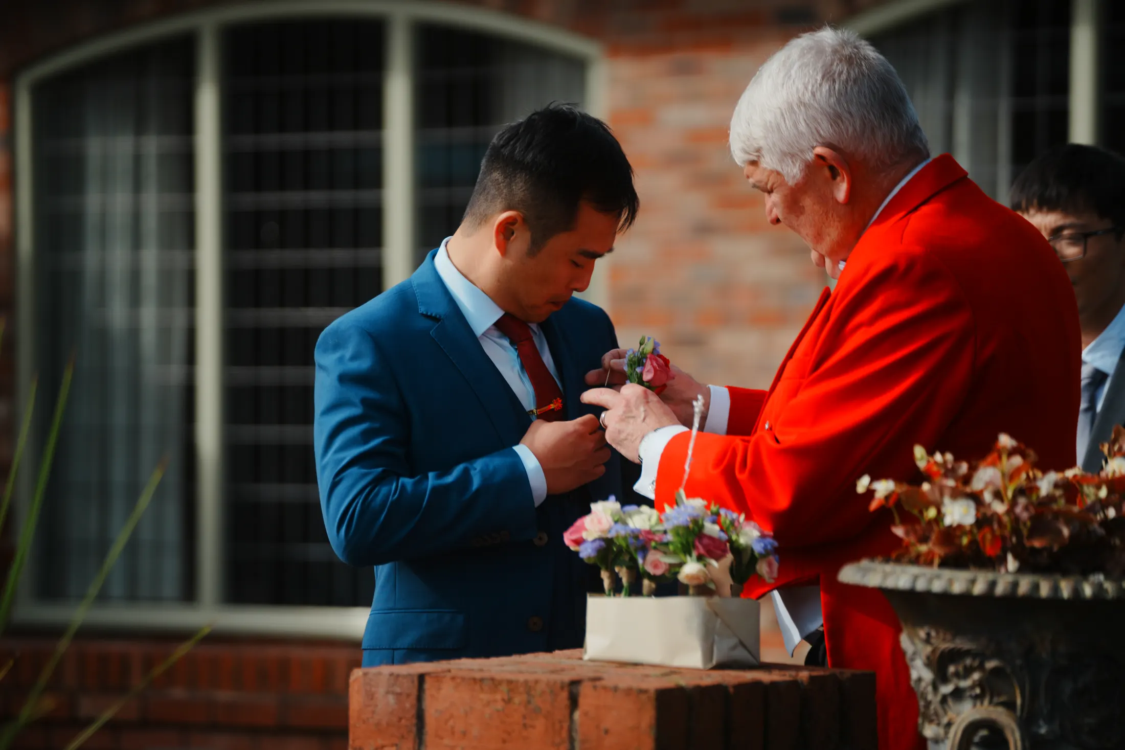 Wedding preparations in Colshaw Hall