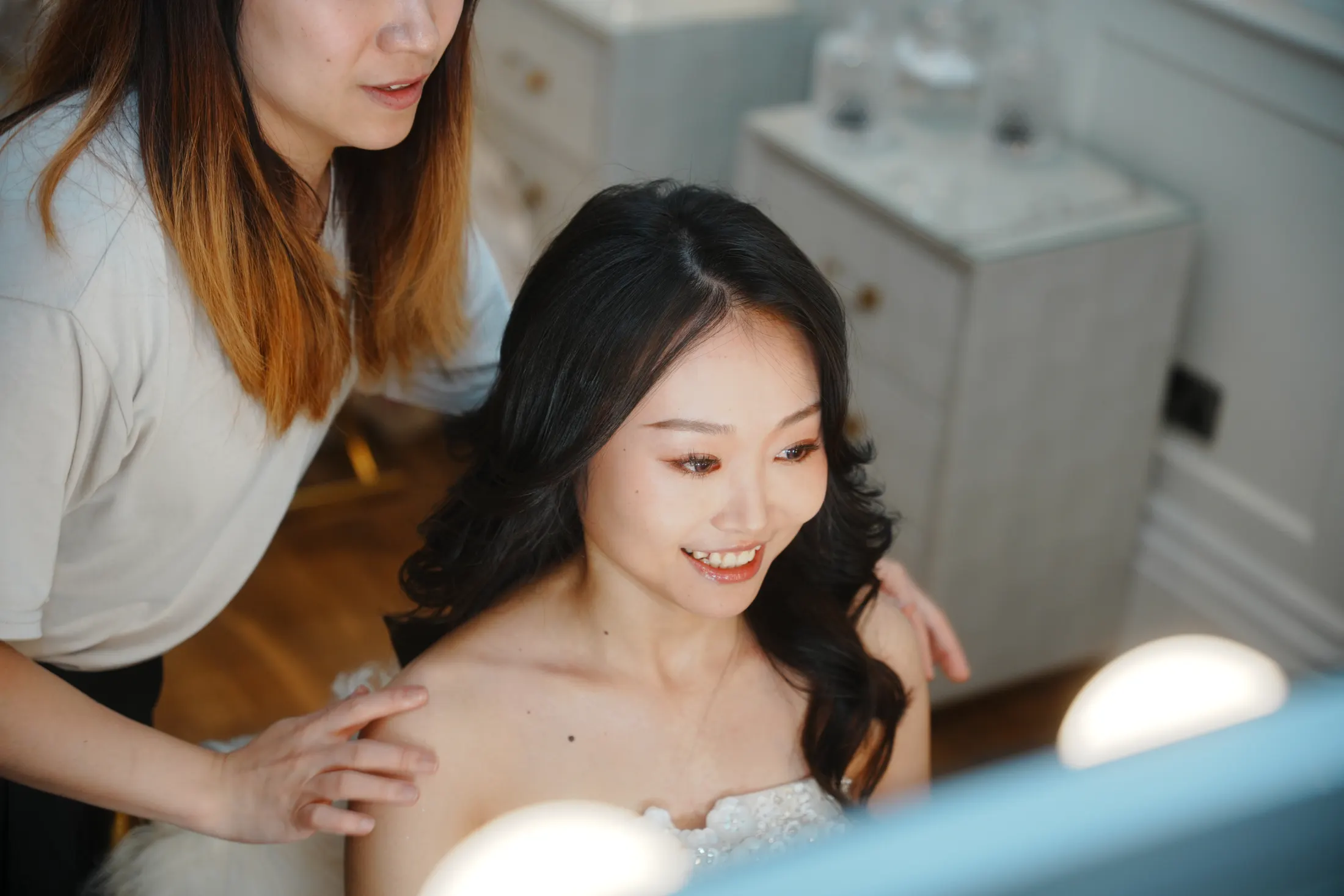Wedding ceremony in Colshaw Hall