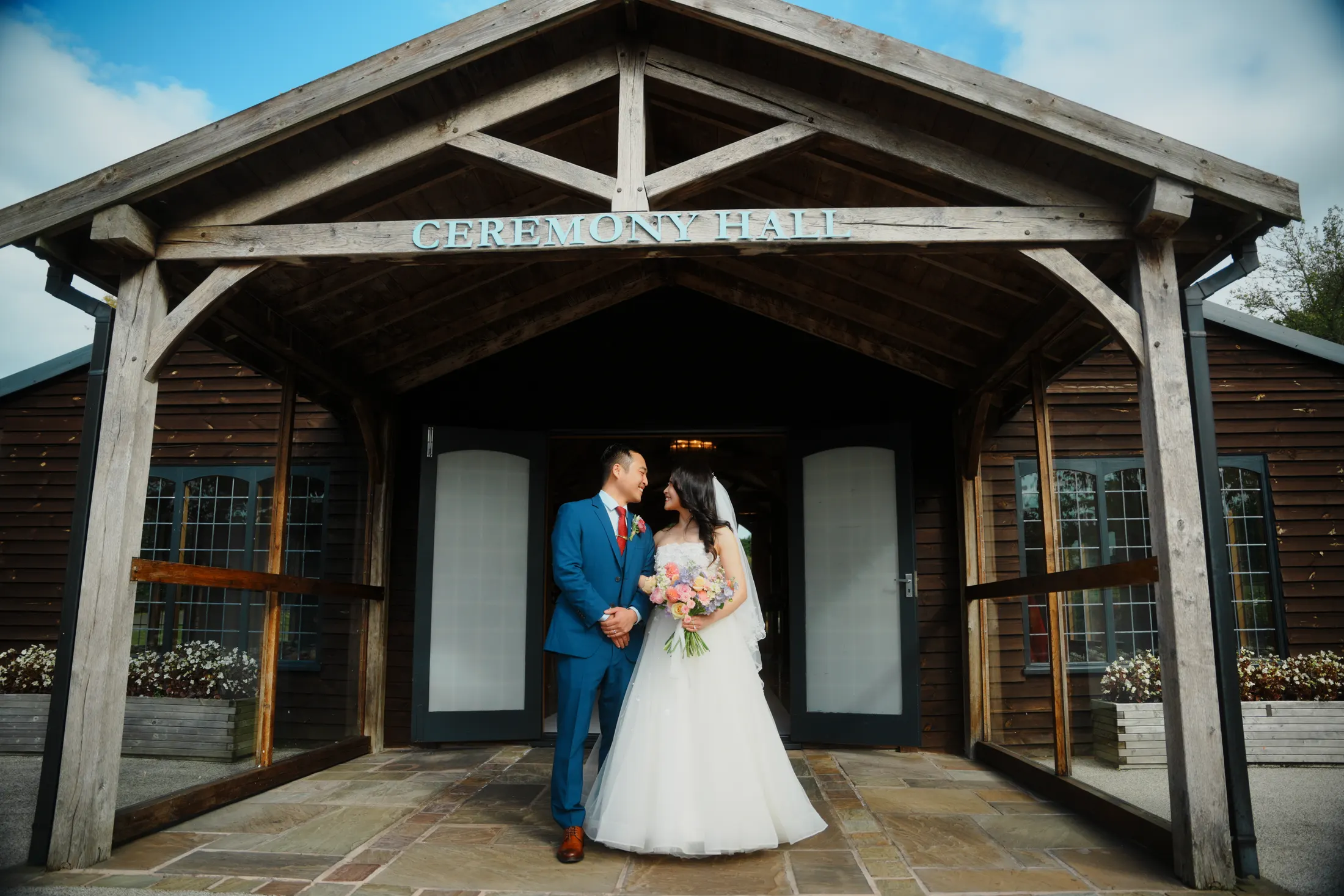 Wedding celebration in Colshaw Hall