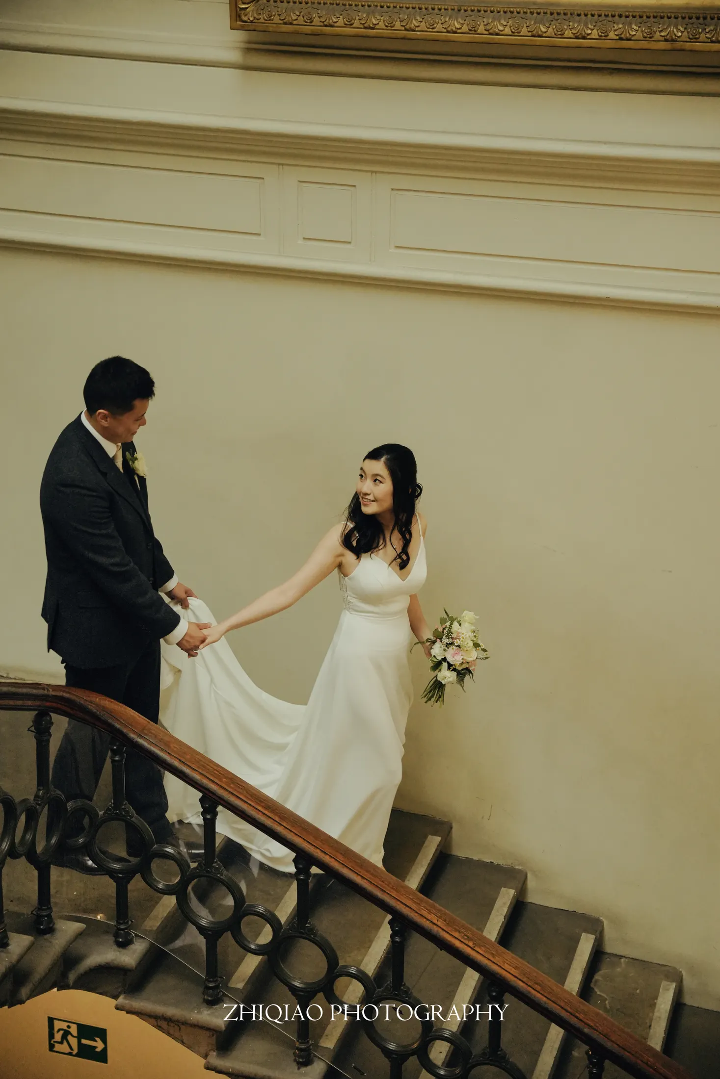 Newlywed portraits in Liverpool