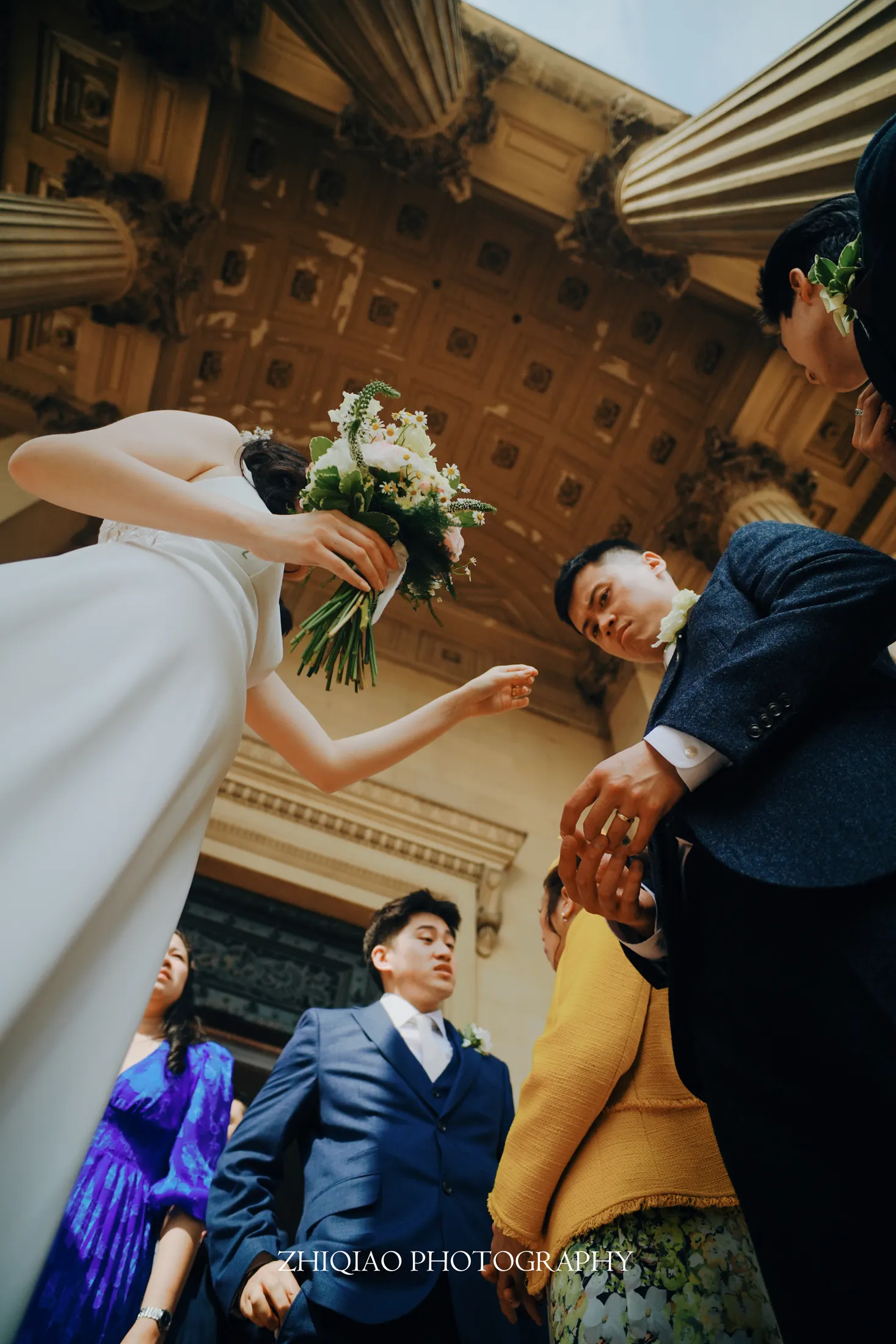 Newlywed portraits in Liverpool