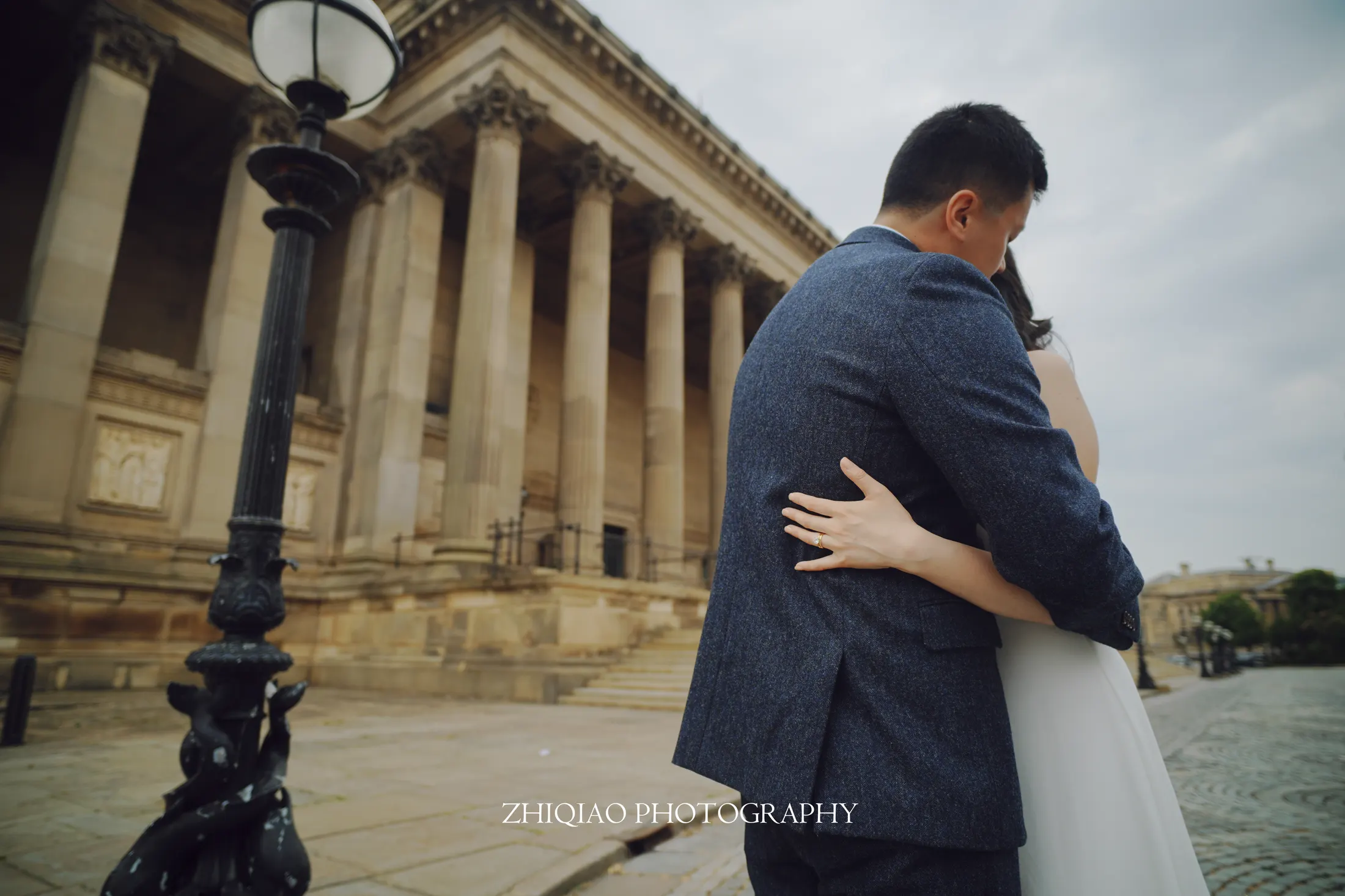 Newlywed portraits in Liverpool