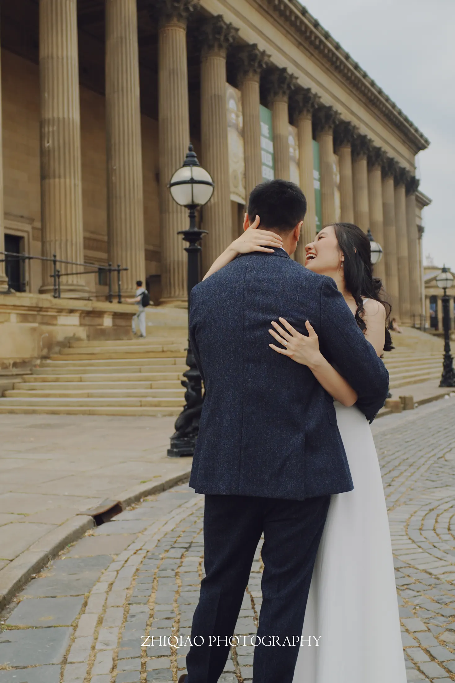 Newlywed portraits in Liverpool